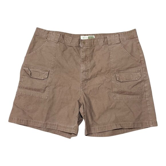 Cabelas Shorts Mens 46 Brown Pocket Hiking Cargo Utility Beige 7 Pocket Hiker - Picture 1 of 6